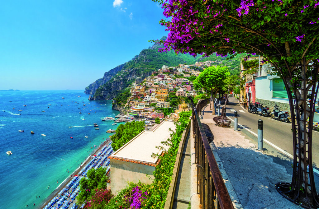 Landscape,with,positano,town,at,famous,amalfi,coast,,italy